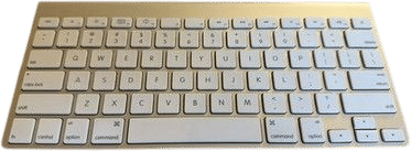Apple Wireless Aluminum Keyboard A1314