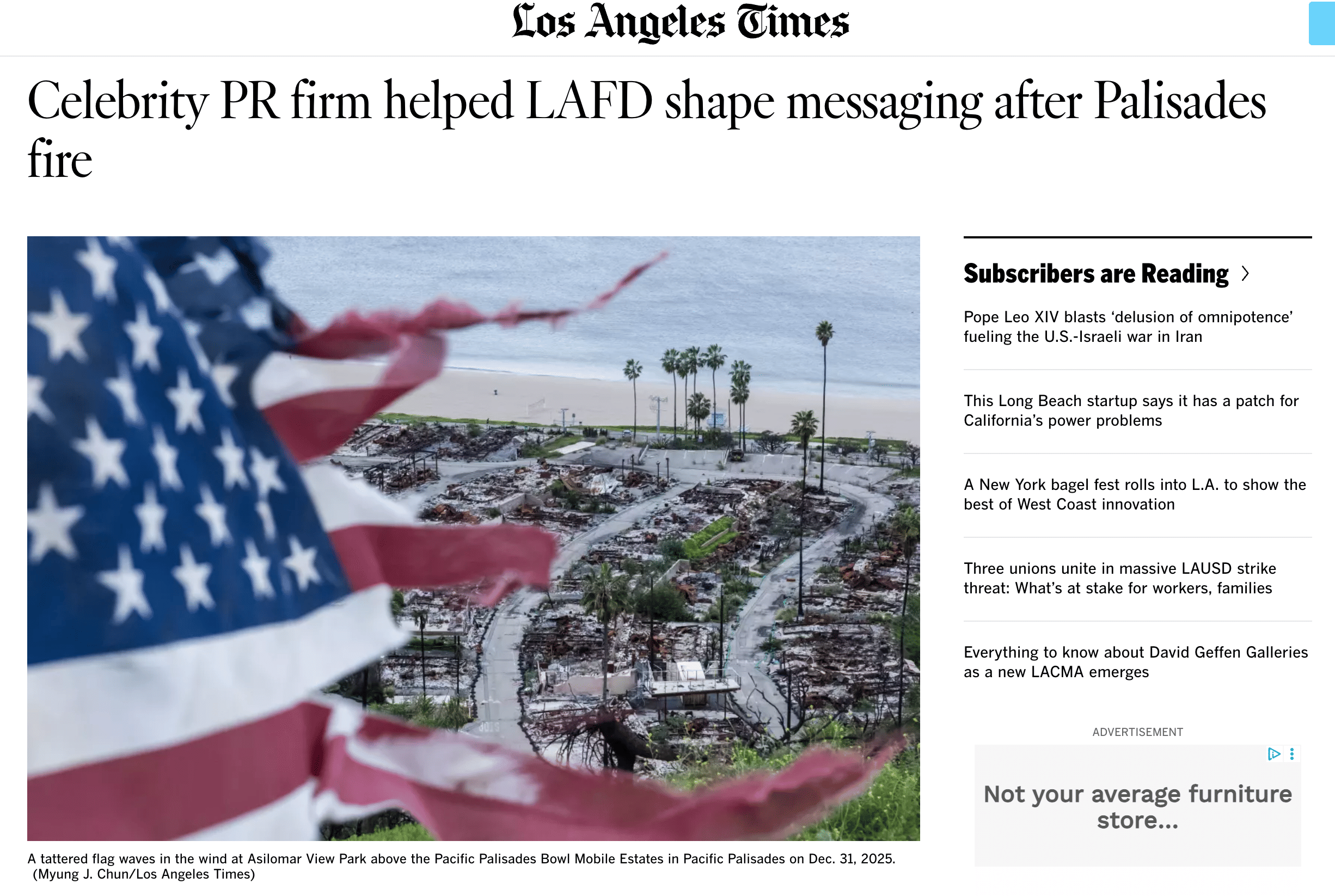 Celebrity PR firm helped LAFD shape messaging after Palisades fire