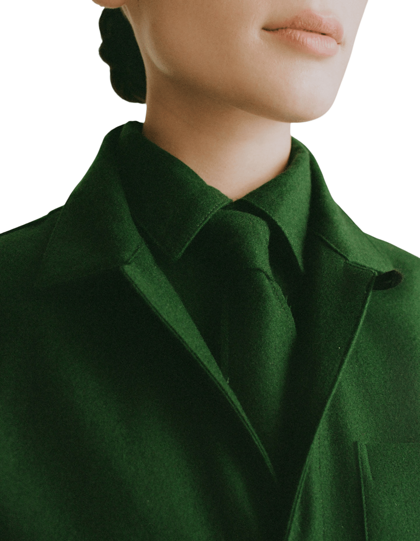 NAOMI NOMI Exacting Green Merino Wool