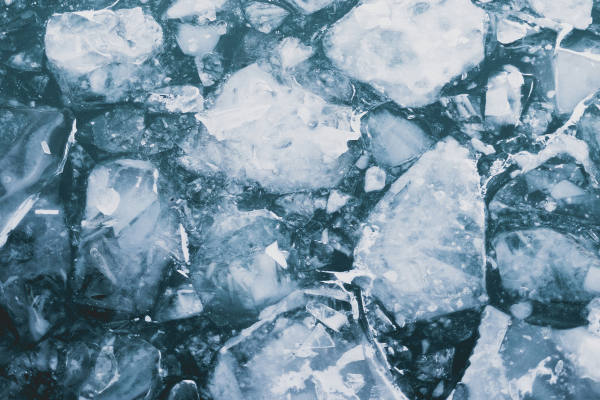 Face ice bath