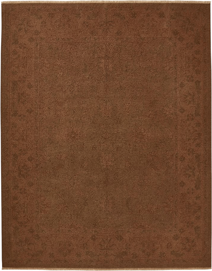 Cecile Brown New Zealand Wool Soumak Area Rug