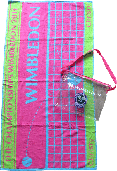 Wimbledon 2011 Championship Pink Tennis Towel