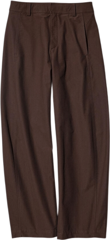 Wide-Fit Pleated Pants