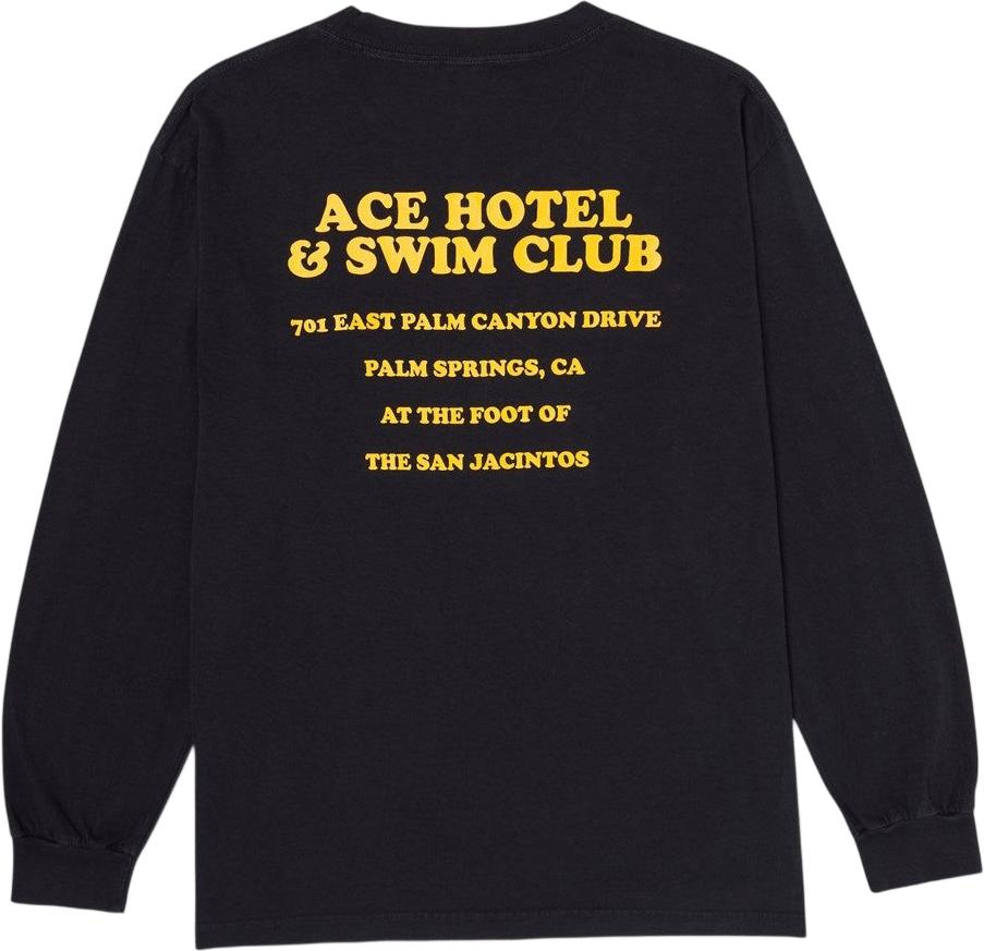 Ace Hotel Shop A Heart Address Long Sleeve Tee