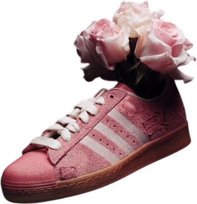 Adidas X Steven Menace "Old Rose" Superstars