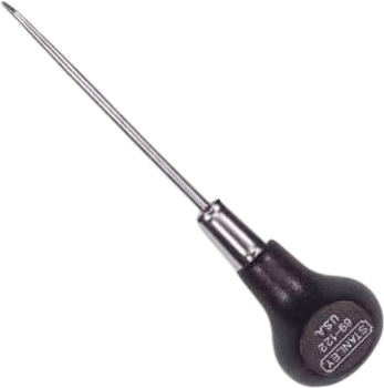 2 Pack Stanley 69-122 6-1/16" Wood Handle Scratch Awl