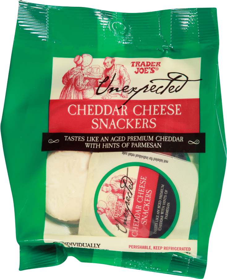 Trader Joe's Unexpected Cheddar Cheese Individually Wrapped Snackers