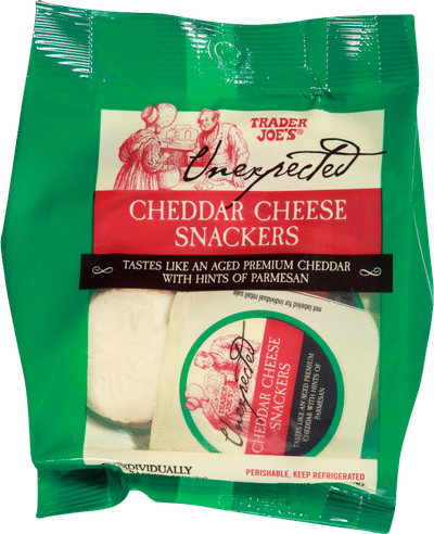 Trader Joe's Unexpected Cheddar Cheese Individually Wrapped Snackers