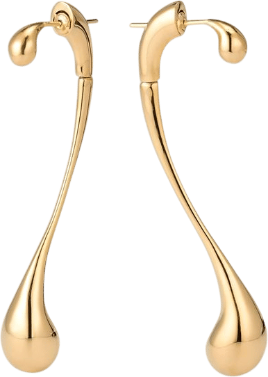 18k Gold-Plated Drop Earrings