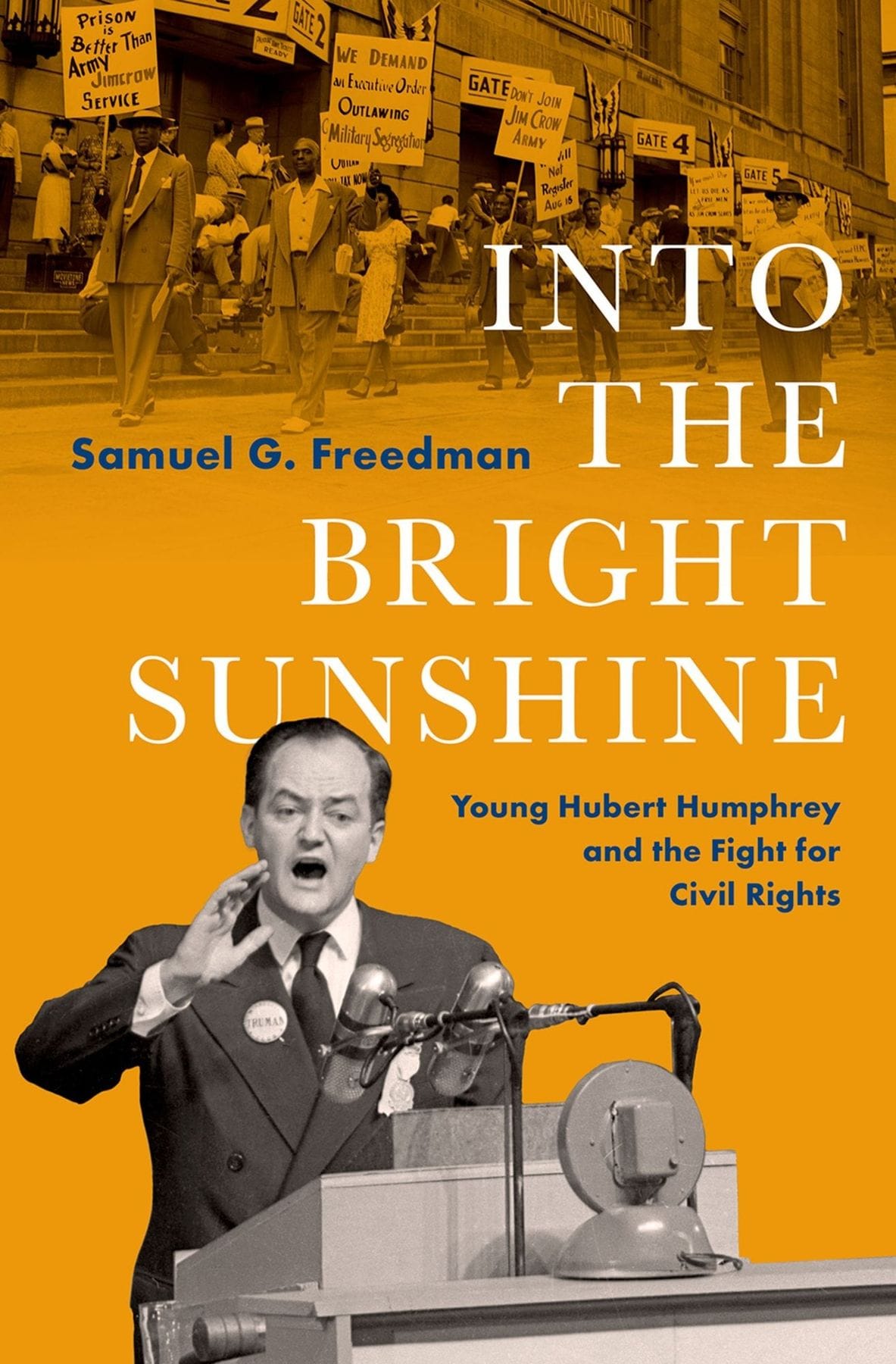 Into the bright sunshine