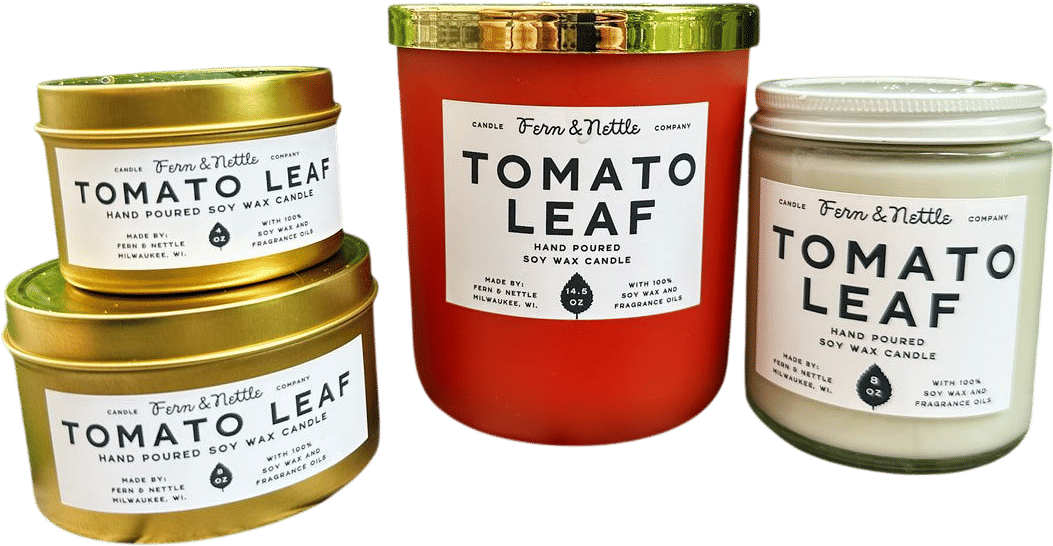 Tomato Leaf Candle