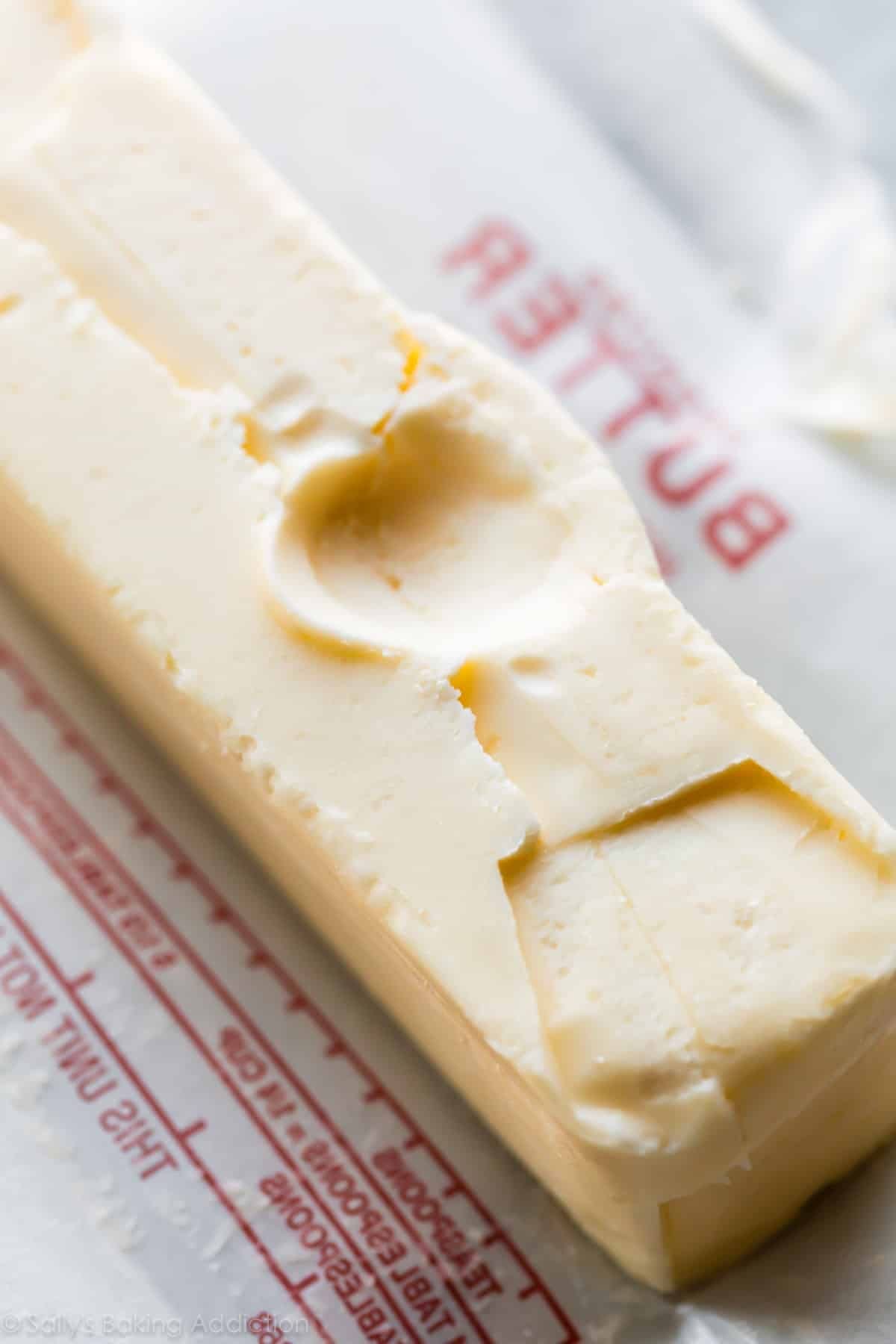 leaving your butter out so it's soft