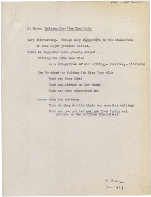 Writing for Five-Year-Olds