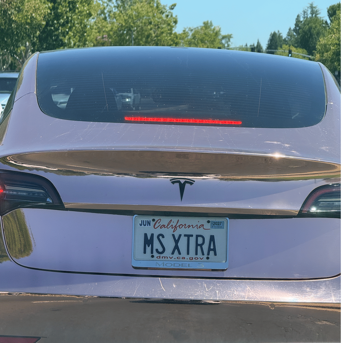 Vanity Plates: MS XTRA