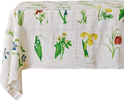 Botanical Tiles Tablecloth