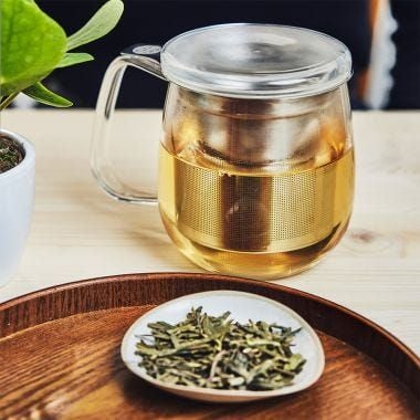 Palais des Thés Glass Tea Infuser Mug
