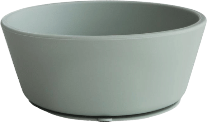 mushie Silicone Suction Bowl – Safe & non-toxic: BPA-free, Food-Grade - Cambridge Blue | Grove Collaborative
