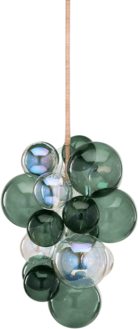Juniper & Iridescent Waterfall Chandelier