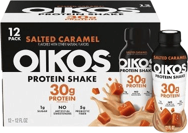 Oikos Salted Caramel Protein Shakes