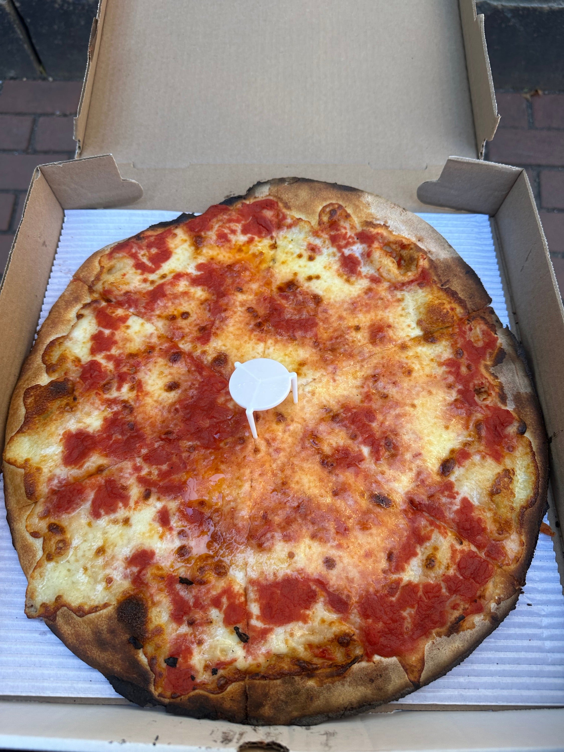 Eating a full pizza by yourself