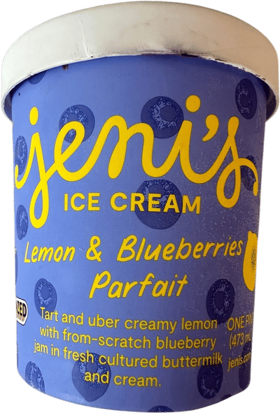 Lemon Blueberry Parfait Ice Cream