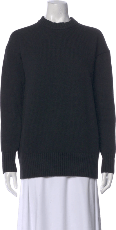 Chunky Cotton Mockneck Sweater