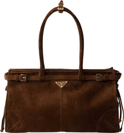 Bonnie Large Suede Handbag