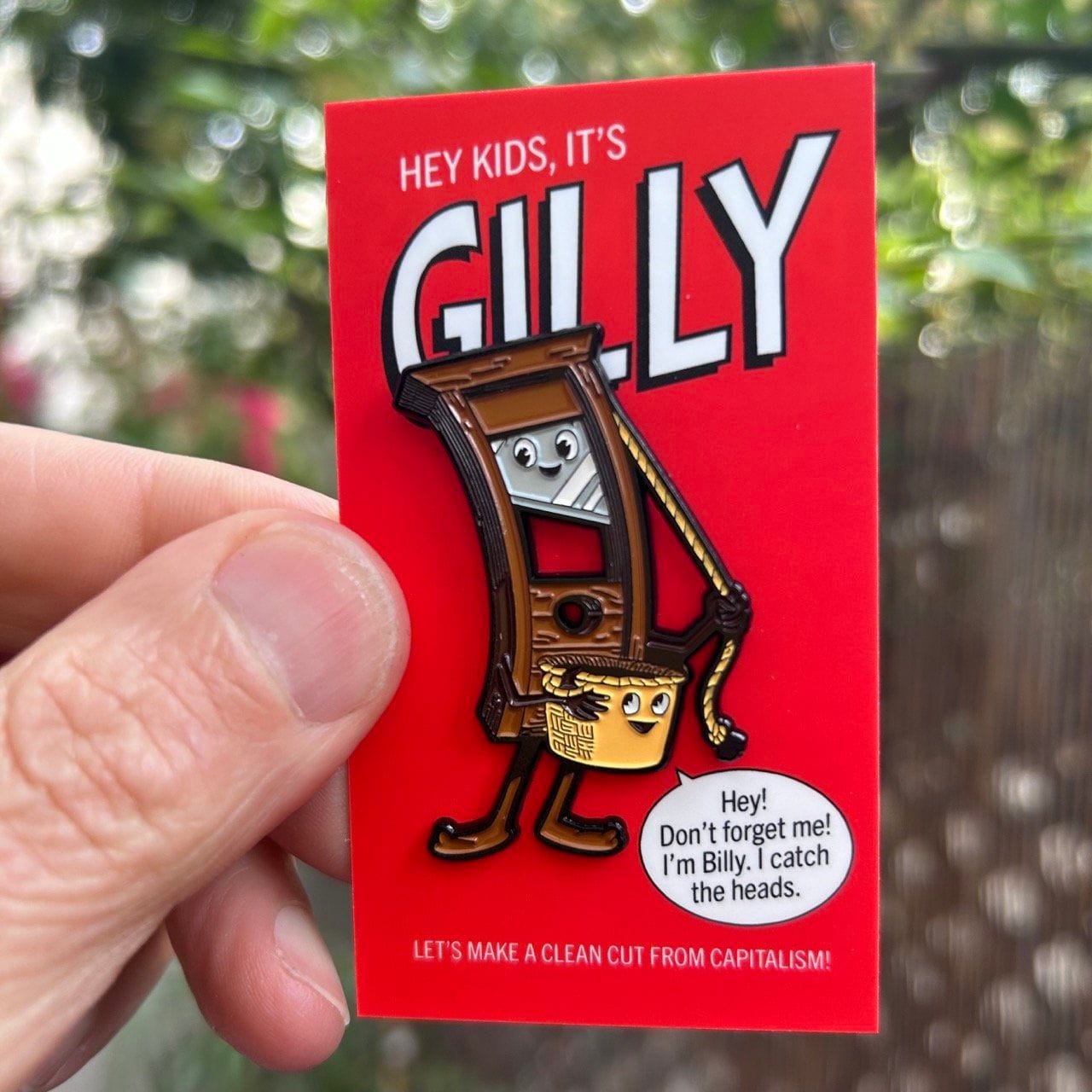 Gilly & Billy Enamel Pin