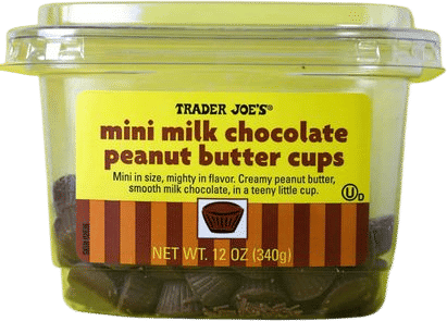 Trader Joe’s mini milk chocolate peanut butter cups