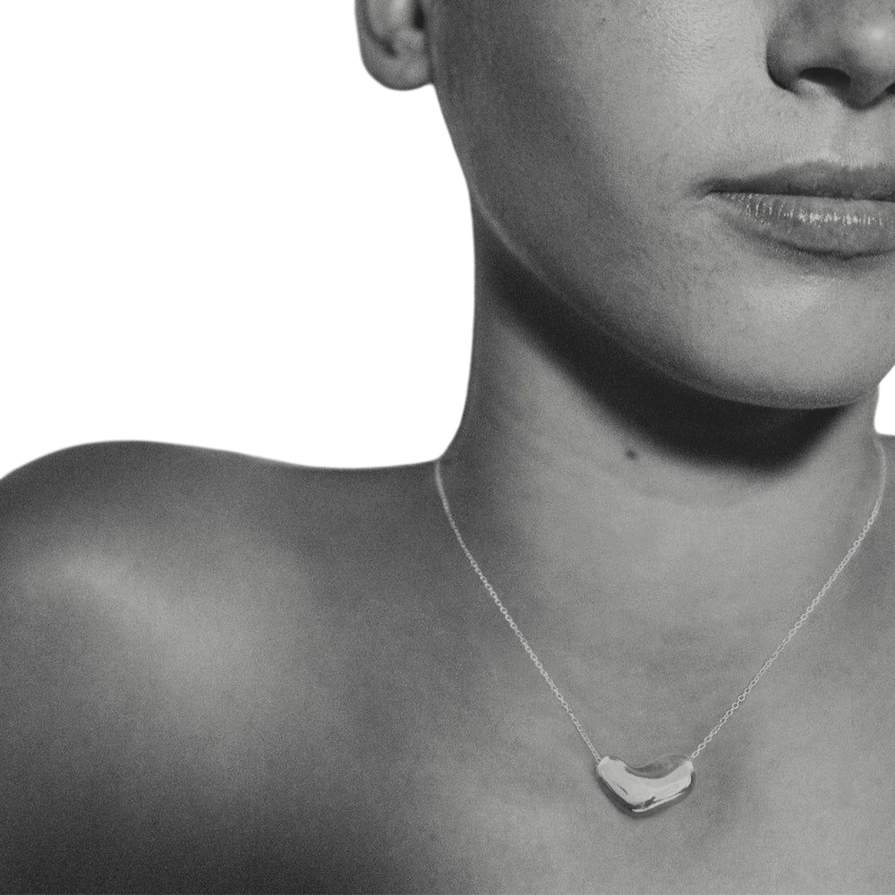 AGMES Small Sculpted Heart Pendant