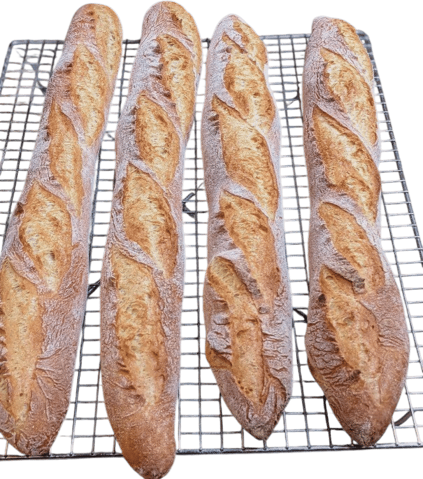 Revive a stale baguette
