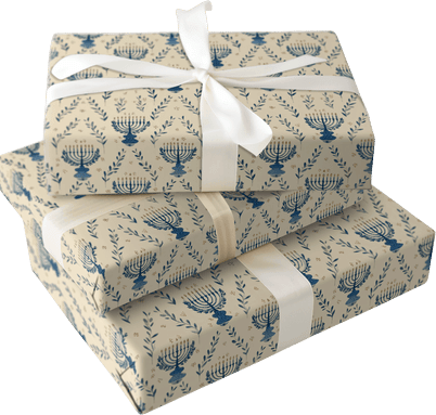 Classic Menorah Wrapping Paper