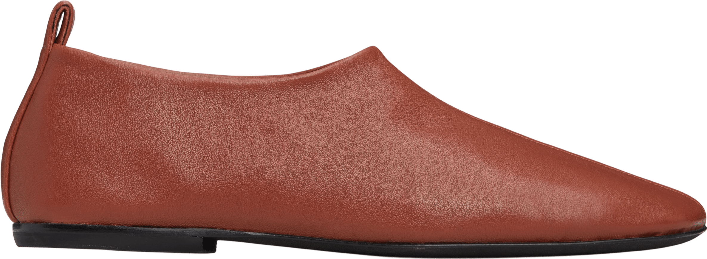 Brown Square Toe Loafer