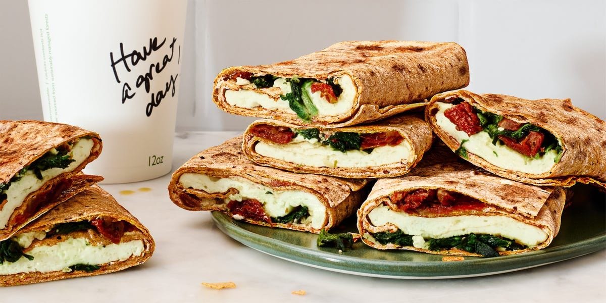 starbucks spinach feta wrap