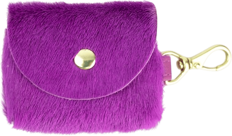 Primecut Fuchsia Cowhide Airpod Case