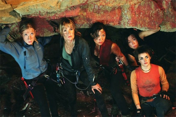 The toxic, hot friend group from The Descent (2005)