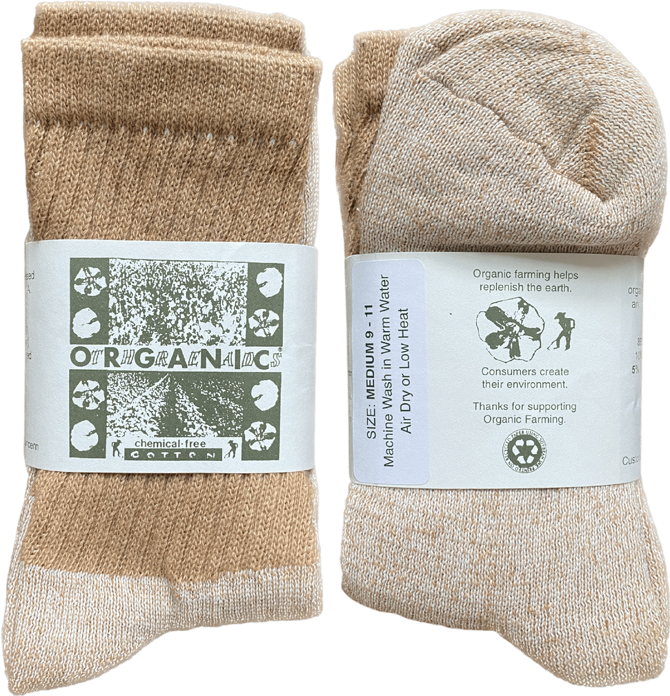 Foxfibre®️ Crew Socks 3-Pack (Mixed Colors)