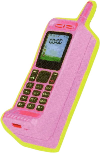 Rags AF - Pink Fone! Sticker