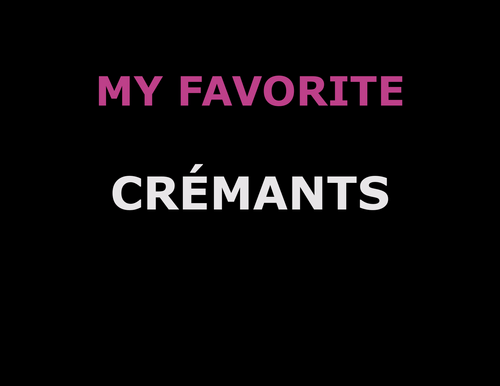 MY FAVORITE Crémants