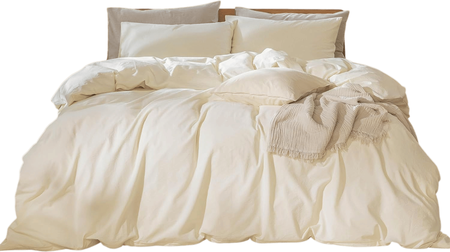 100% Washed Cotton Duvet Cover