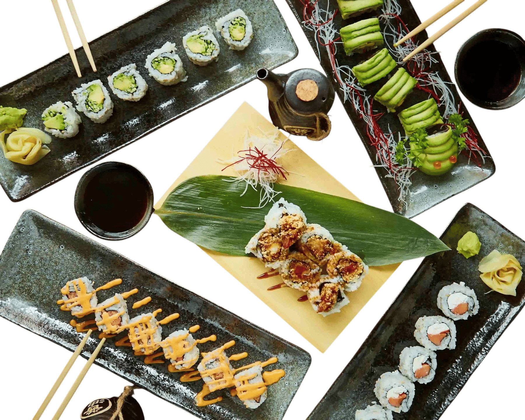Sushi at Wasabi Beach