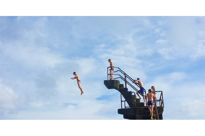 Saint Malo Jump Print