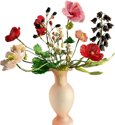 French Beaded Flowers