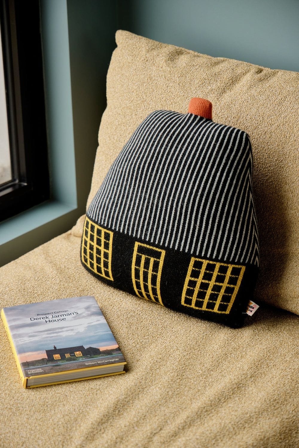 Donna Wilson Cottage Shaped Cushion - Black