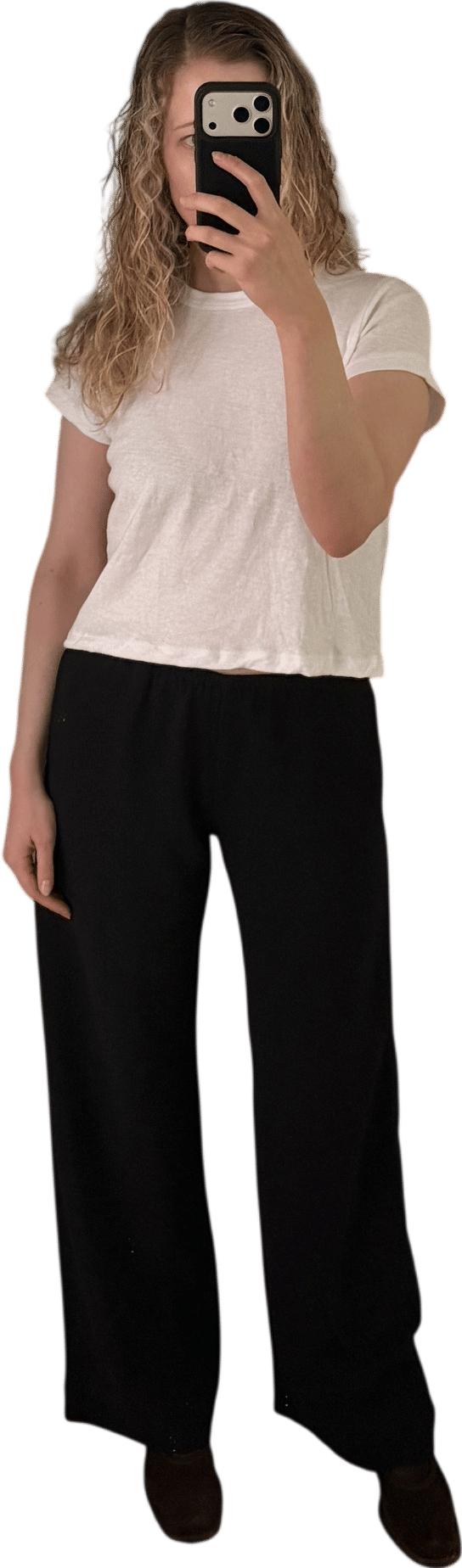 LESET Arielle Pocket Pant in Black