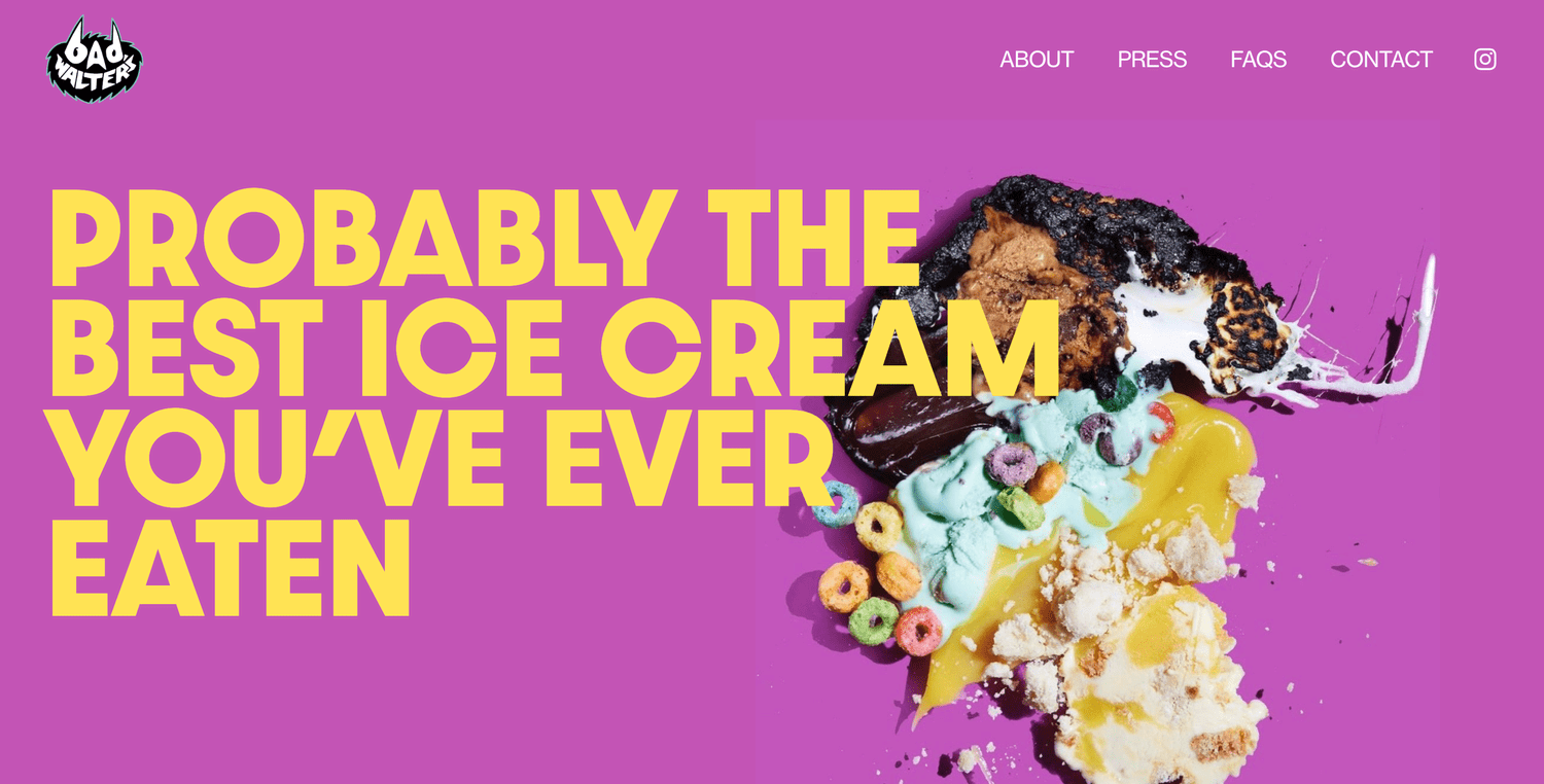 Bad Walter's Bootleg Ice Cream