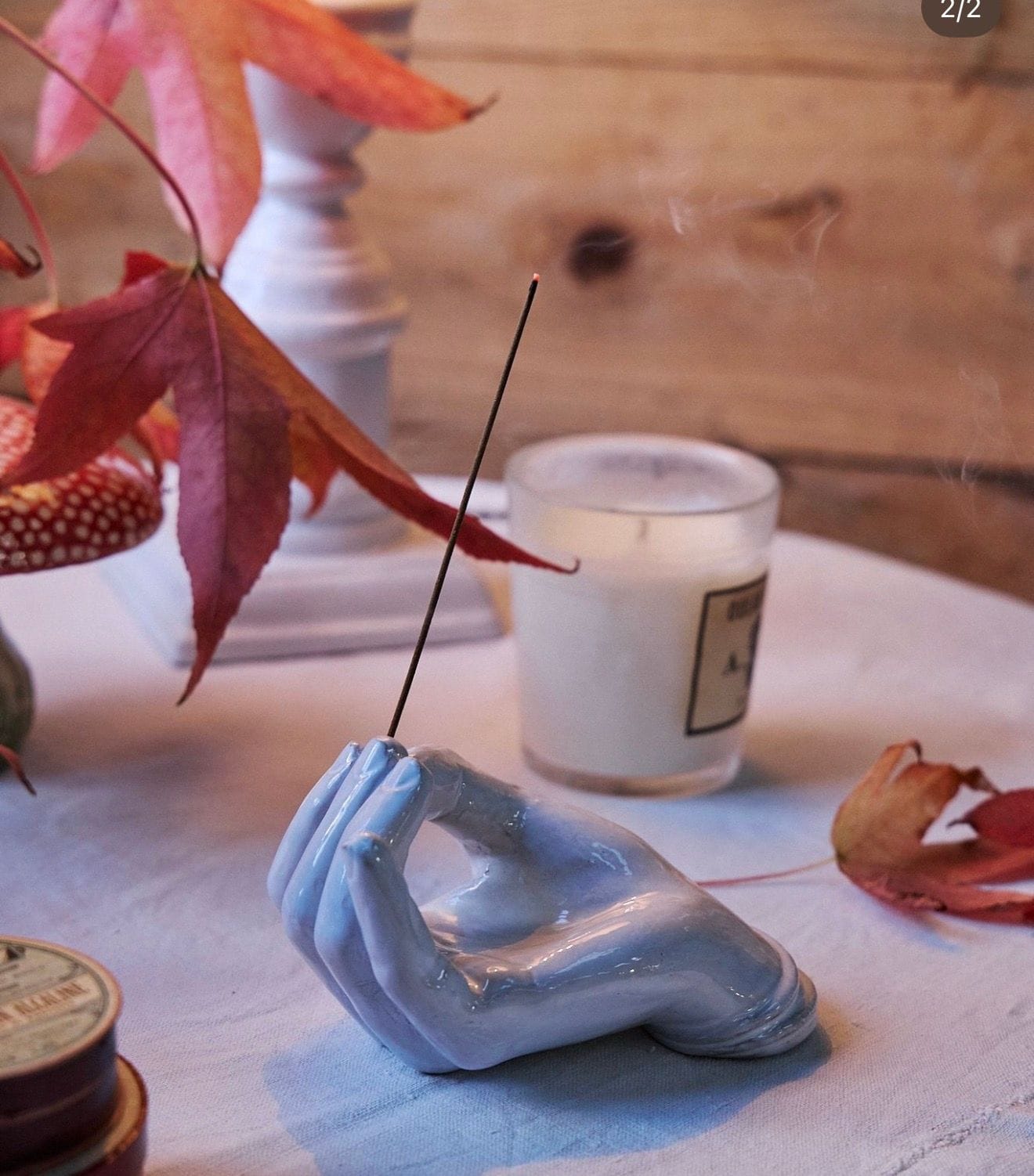 Astier de Villatte Serena Hand Incense Holder