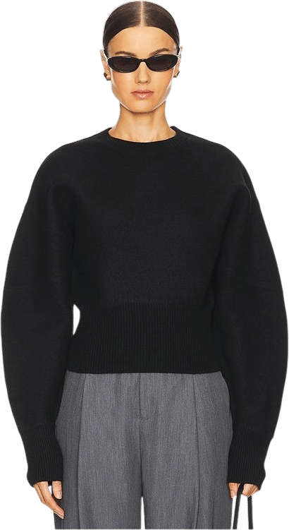 eaves sculptured sweater