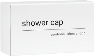 Hotel shower caps