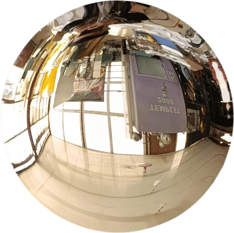 Contemporary concave bronze mirror concave glass